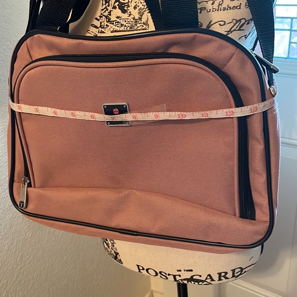 TAG HEUER Messenger bag mauve and black colored. - Picture 15 of 15